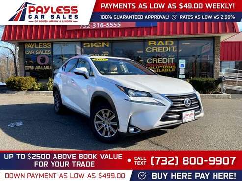 2017 Lexus NX NX Turbo FOR ONLY 599/mo! - - by dealer for sale in south amboy, NJ