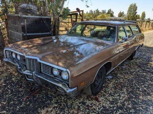 1972 Ford Galaxie 500 Country Wagon rare 3rd row seat - cars & for sale in Artois, CA