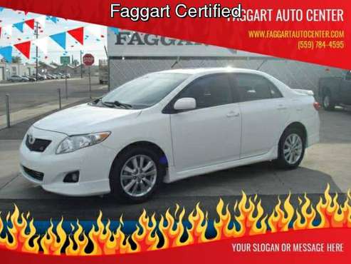 2010 Toyota Corolla S 4dr Sedan 4A **FAGGART CERTIFIED** for sale in Porterville, CA