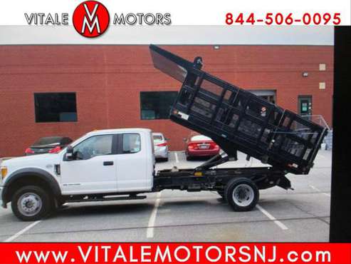 2017 Ford Super Duty F-550 DRW SUPER CAB DUMP TRUCK, DIESEL 4X4 31K for sale in south amboy, VT