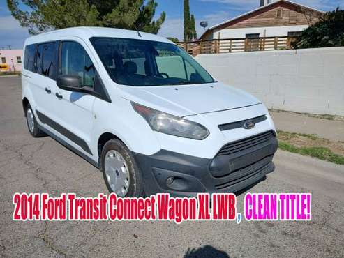 2014 Ford Transit Connect Wagon XL LWB, CLEAN TITLE! - cars & for sale in El Paso, TX