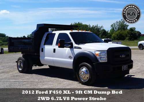 2012 Ford F450 XL - 9ft Dump Bed - 2WD 6.7L V8 Power Stroke... for sale in Dassel, MN