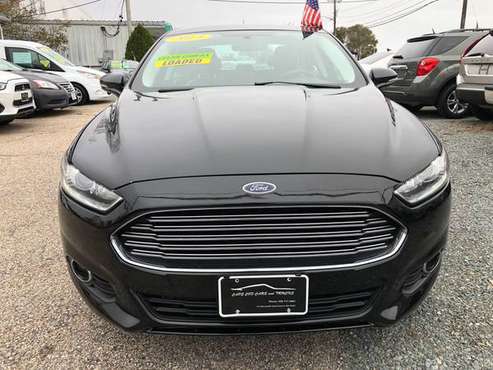2014 FORD FUSION SE * BLACK ON BLACK * LOADED * GAS SAVER for sale in Hyannis, MA