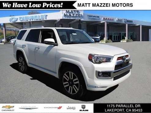 2021 Toyota 4Runner SUV Limited (Blizzard Pearl) for sale in Lakeport, CA