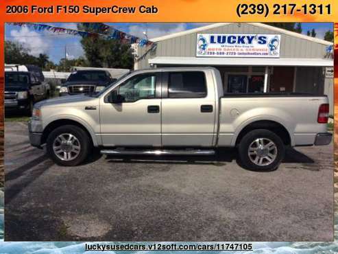 2006 Ford F150 SuperCrew Cab Lariat Pickup 4D 6 1/2 ft Lucky's SW... for sale in North Fort Myers, FL