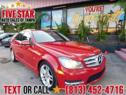 2012 Mercedes-Benz C Class C250 AS LOW AS 1500 DOWN! W,A,C AS LOW 2.9% for sale in TAMPA, FL