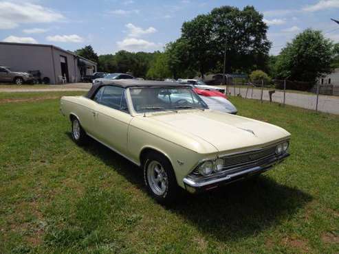 1966 CHEVROLET MALIBU CONVERTIBLE - - by dealer for sale in Greenville, SC