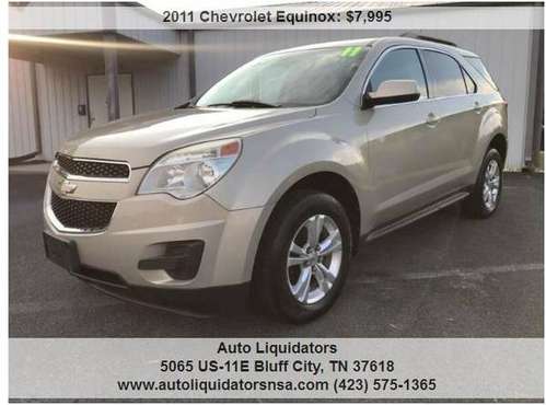 2011 Chevrolet Equinox LT AWD 4dr SUV w/1LT 138908 Miles for sale in Bluff City, TN