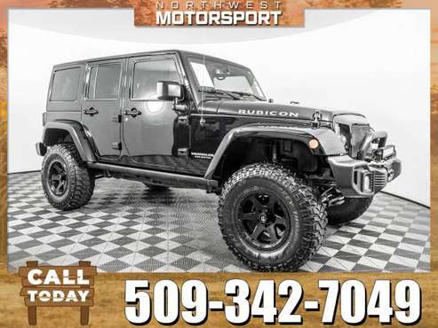 Lifted 2016 *Jeep Wrangler* Unlimited Rubicon 4x4 for sale in Spokane Valley, WA