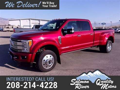 2017 Ford Super Duty F-450 Pickup Platinum - cars & trucks - by... for sale in Salmon, ID