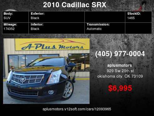 2010 Cadillac SRX Performance Collection 4dr SUV for sale in Oklahoma City, OK