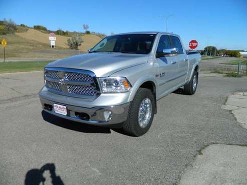 2014 RAM Ram Pickup 1500 Laramie 4x4 4dr Crew Cab 6 3 ft SB Pickup for sale in Valley City, ND