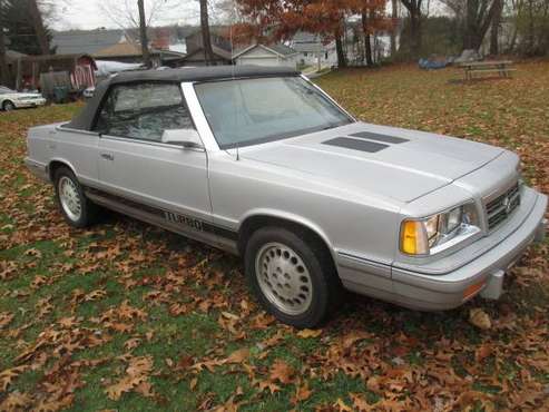 1986 Dodge 600ES Turbo Convertible for sale in Akron, OH