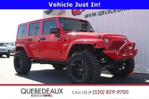 2015 Jeep Wrangler Unlimited Firecracker Red Clear Coat SAVE for sale in Tucson, AZ