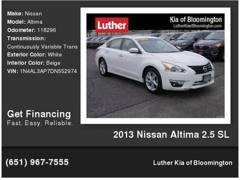 2013 Nissan Altima 2.5 SL for sale in Bloomington, MN