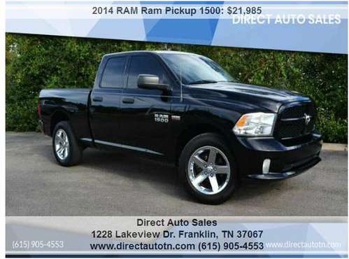 2014 Ram 1500 Quad Cab 4x4 *Southern , low miles, 20's for sale in Franklin, TN