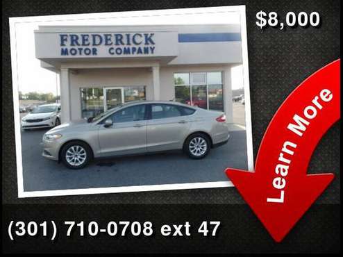 2015 Ford Fusion S for sale in Frederick, MD