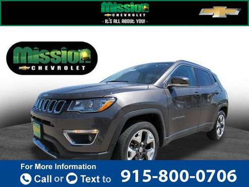 2019 Jeep Compass Limited suv Sting Gray Clearcoat for sale in El Paso, TX