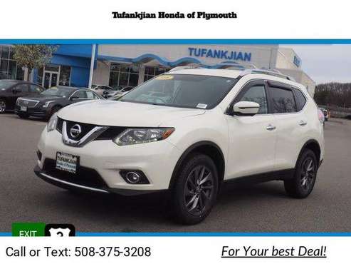 2016 Nissan Rogue SL suv White - - by dealer - vehicle for sale in Plymouth, MA