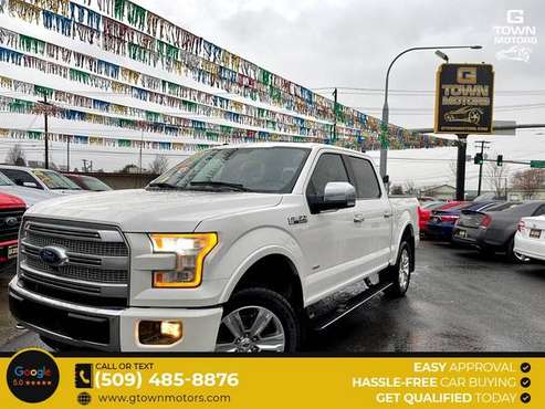 2016 Ford F150 Platinum 4x4 4dr SuperCrew 5 5 ft SB for sale in Grandview, WA