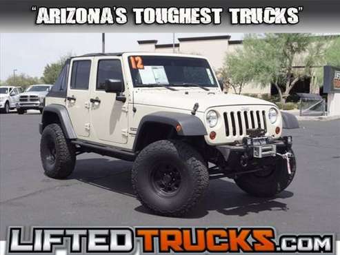 2012 Jeep Wrangler UNLIMITED 4WD 4DR SPORT SUV 4x4 Passenger for sale in Glendale, AZ