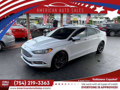 2018 Ford *Fusion* *SESedan* - cars & trucks - by dealer - vehicle... for sale in Hialeah, FL