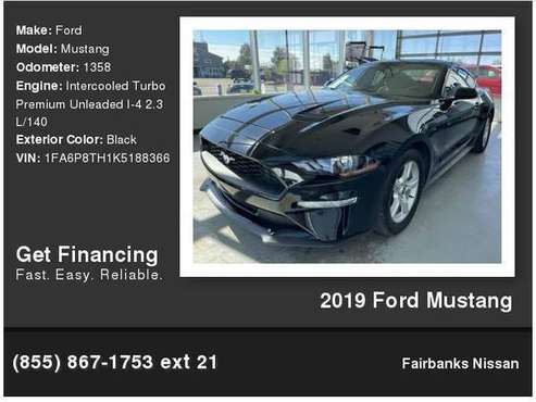 2019 Ford Mustang - - by dealer - vehicle automotive for sale in Fairbanks, AK