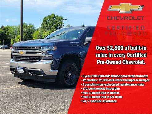 2020 Chevrolet Silverado 1500 LT Crew Cab 4WD for sale in Dover, NH