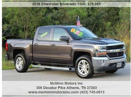 2016 Chevy Silverado LT Crew Cab 5 3L V8 - One Owner! for sale in Athens, TN