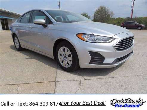 2019 Ford Fusion S hatchback Silver - - by dealer for sale in Lyman, SC