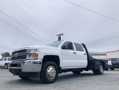 *2015 Chevrolet Crew Cab Flat Bed 3500HD One Owner 4x4! for sale in STOKESDALE, NC