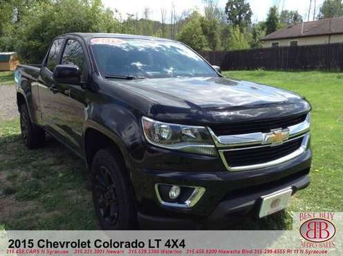 2015 CHEVROLET COLORADO LT EXT CAB 4X4 Everyone approved - cars & for sale in NEWARK, NY