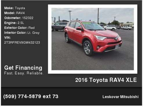 2016 Toyota RAV4 XLE - - by dealer - vehicle for sale in Leskovar Mitsubishi, WA
