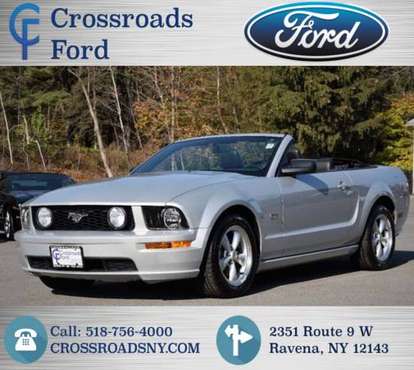 2007 FORD MUSTANG GT CONVERTIBLE! Silver Exterior! LOW MILES! for sale in RAVENA, NY