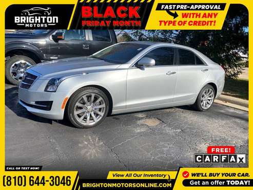 2017 Cadillac ATS 2.0L Turbo Luxury AWD! AWD FOR ONLY $313/mo! -... for sale in Brighton, MI