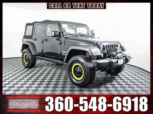 *SALE* Lifted 2014 *Jeep Wrangler* Unlimited Sport 4x4 - cars &... for sale in Marysville, WA