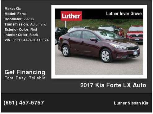 2017 Kia Forte LX Auto for sale in Inver Grove Heights, MN
