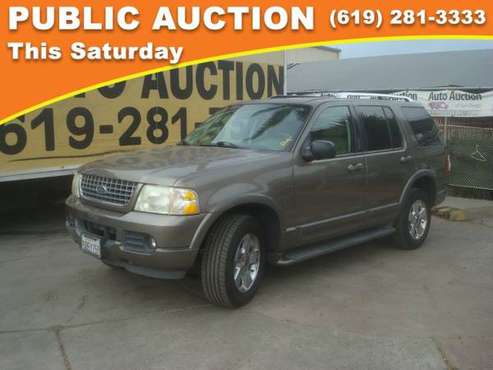2003 Ford Explorer Public Auction Opening Bid for sale in Mission Valley, CA