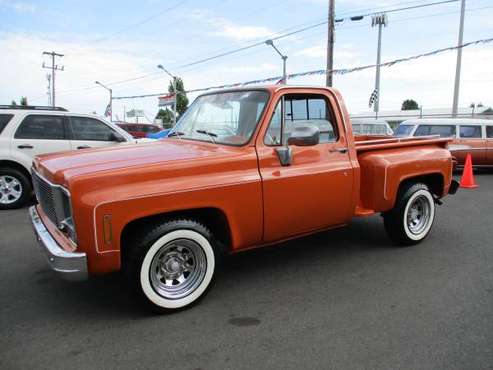 1977 CHEVY C10 STEPSIDE - - by dealer - vehicle for sale in Longview, OR