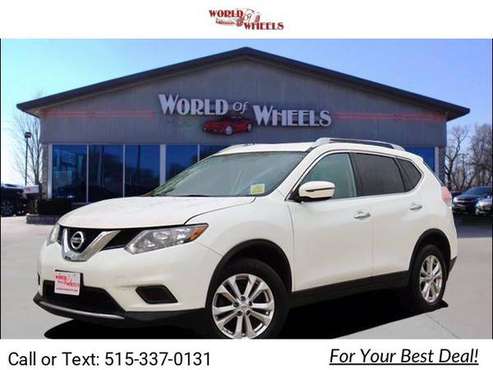 2016 Nissan Rogue SV suv White - - by dealer - vehicle for sale in Ankeny, IA