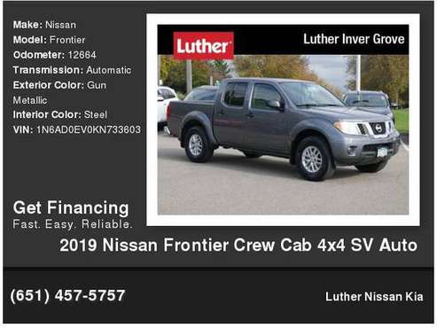 2019 Nissan Frontier Crew Cab 4x4 SV Auto for sale in Inver Grove Heights, MN