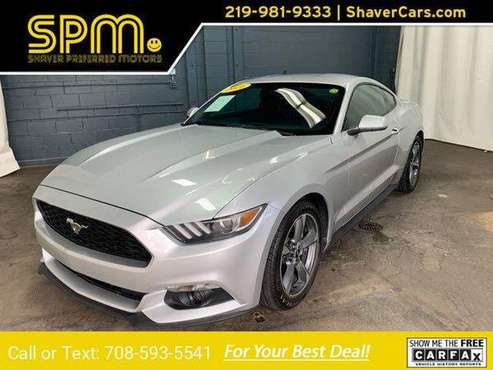 2016 Ford Mustang V6 coupe Ingot Silver Metallic - cars & trucks -... for sale in Merrillville, IL