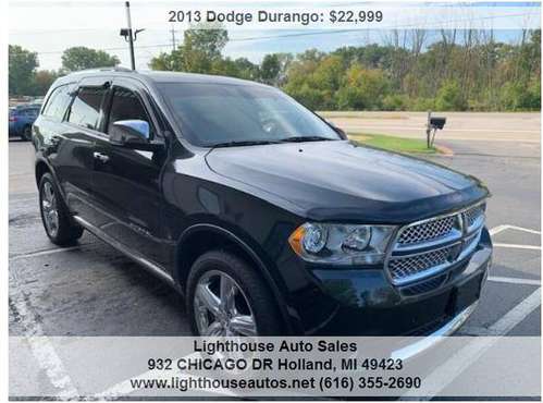 2013 DODGE DURANGO CITADEL 4X4**5.7 V8**DVD PLAYER**MOONROOF**LEATHER* for sale in Holland , MI