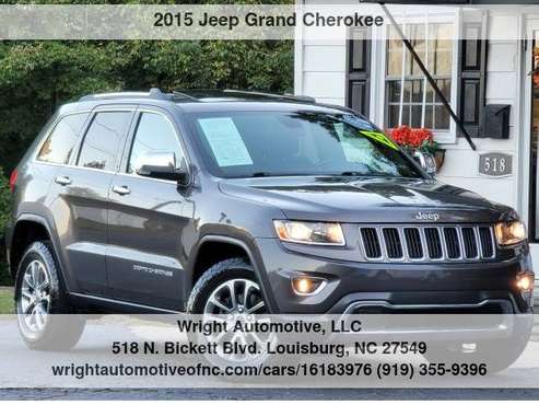 2015 Jeep Grand Cherokee 4WD 4dr Limited - - by dealer for sale in Louisburg , NC