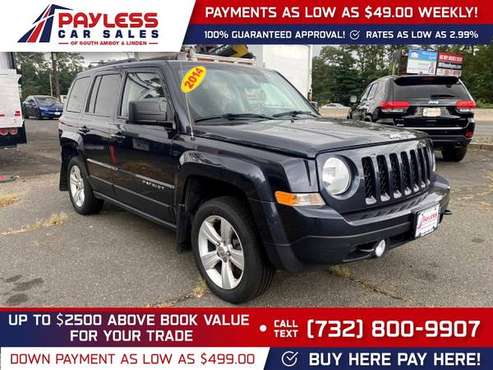 2014 Jeep Patriot Latitude 4x4 4 x 4 4-x-4 FOR ONLY 289/mo! - cars for sale in south amboy, NJ