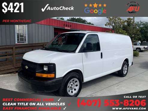 421/mo - 2014 Chevrolet Express 1500 Cargo Van 3D 3 D 3-D - cars & for sale in Kissimmee, FL
