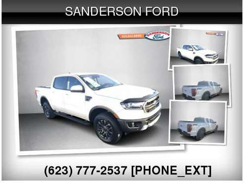 2019 Ford Ranger Lariat Crew Cab 4WD White - - by for sale in Glendale, AZ