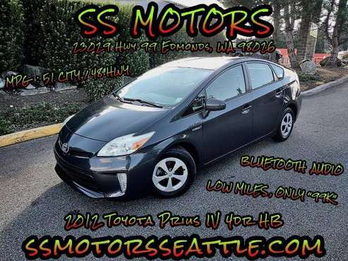 2012 Toyota Prius Four 4dr Hatchback - - by dealer for sale in Edmonds, WA