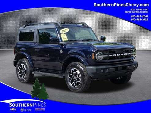 2021 Ford Bronco Outer Banks Advanced 2-Door 4WD for sale in Southern Pines, NC
