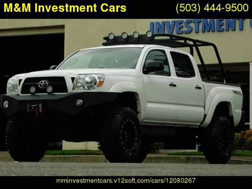 2010 Toyota Tacoma Double Cab V6 4X4 / BUMPERS+WINCH+RACK / LIFTED !! for sale in Portland, OR